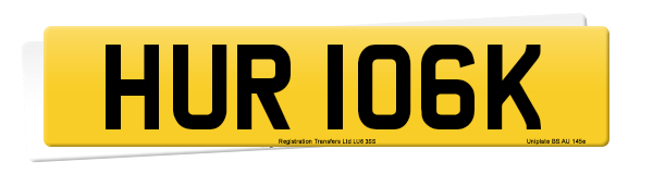 Registration number HUR 106K